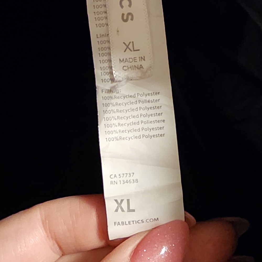 Fabletics Adeline Shine Oversize Long Puffer Coat XL - Picture 6 of 10